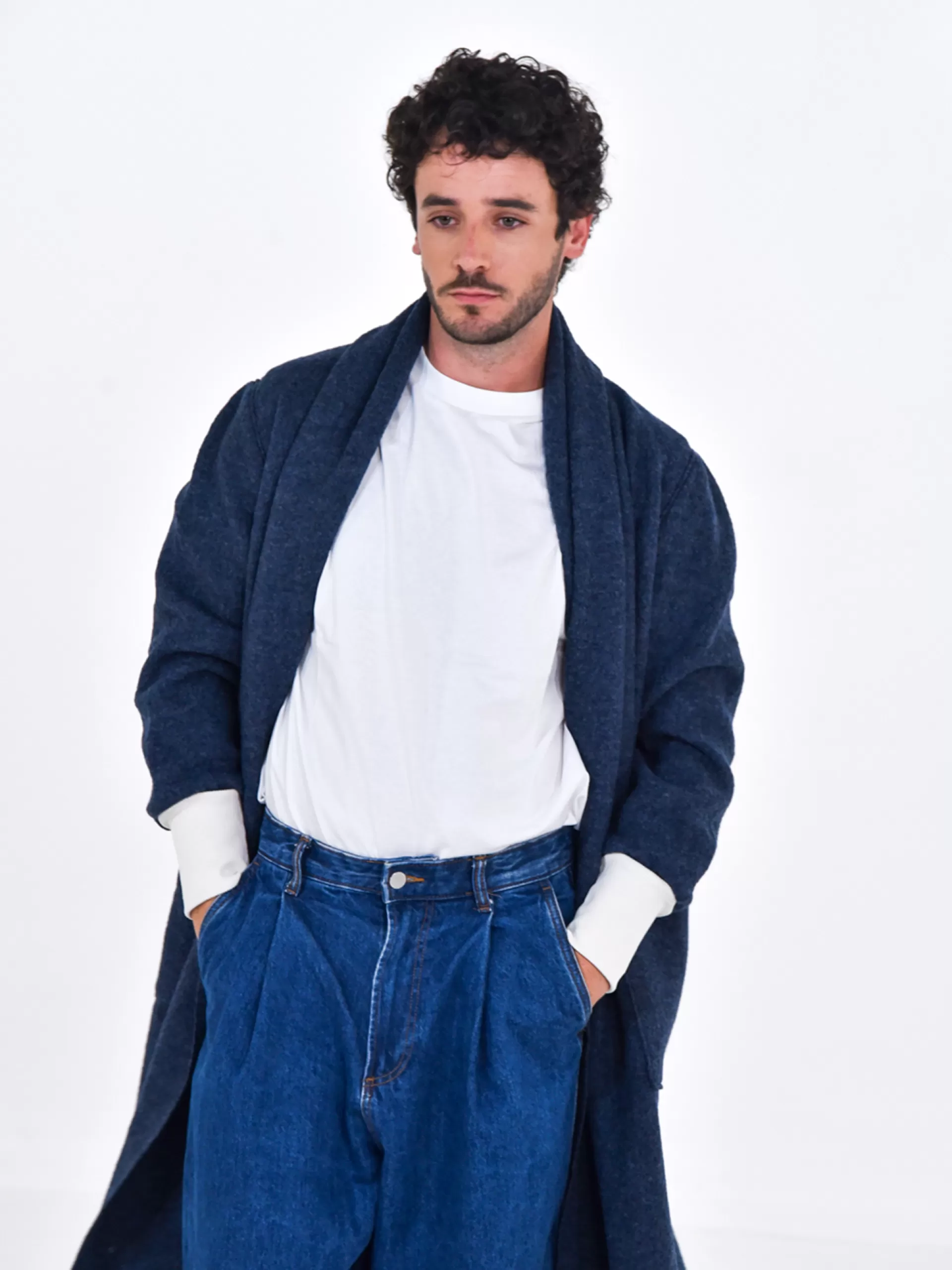 Daniel Chong Abrigo Balance gris azulado*Mujer Hombre | Mujer
