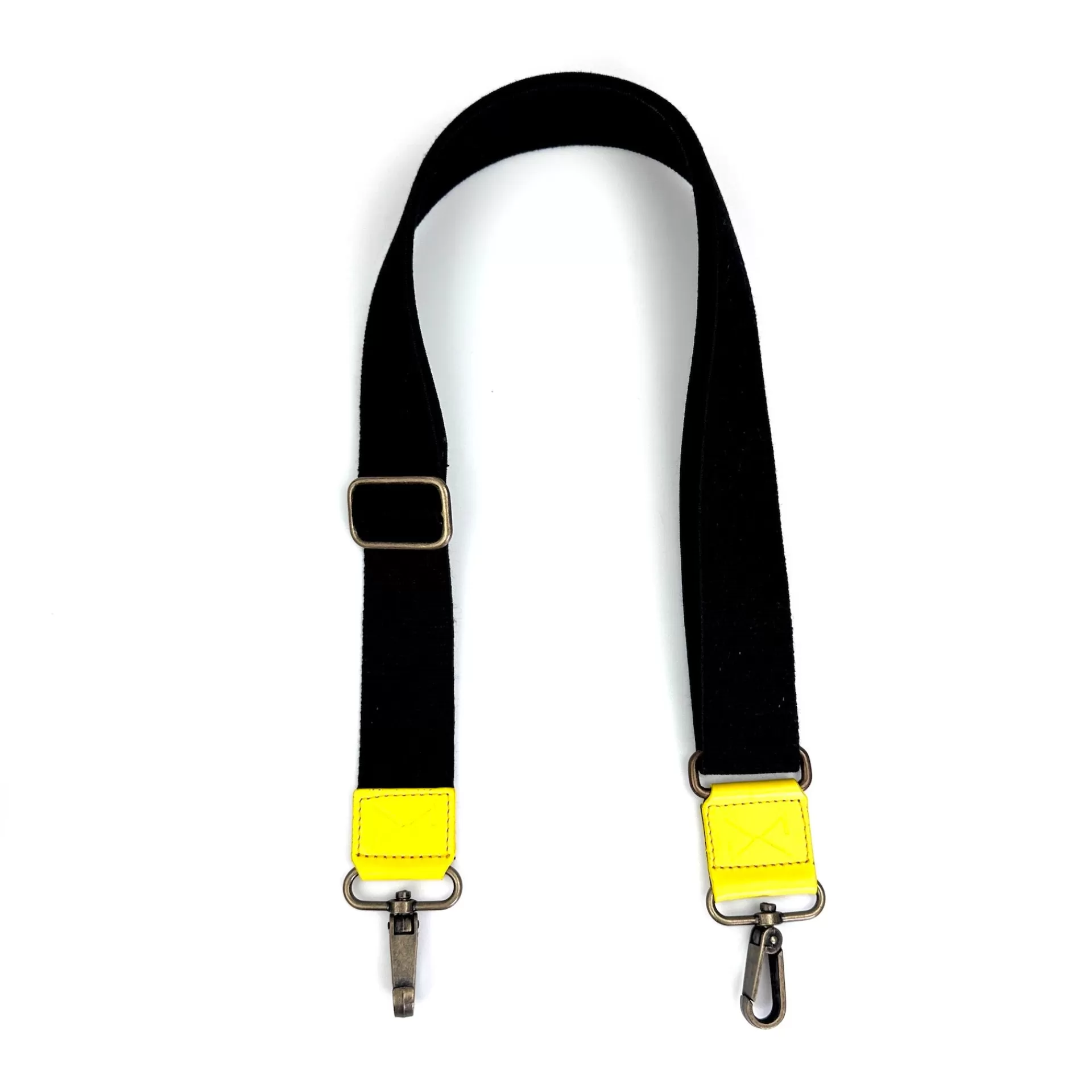 Daniel Chong Bandolera regulable Algodón lujada Amarillo* Bolsos Messenger | Bandoleras Slim