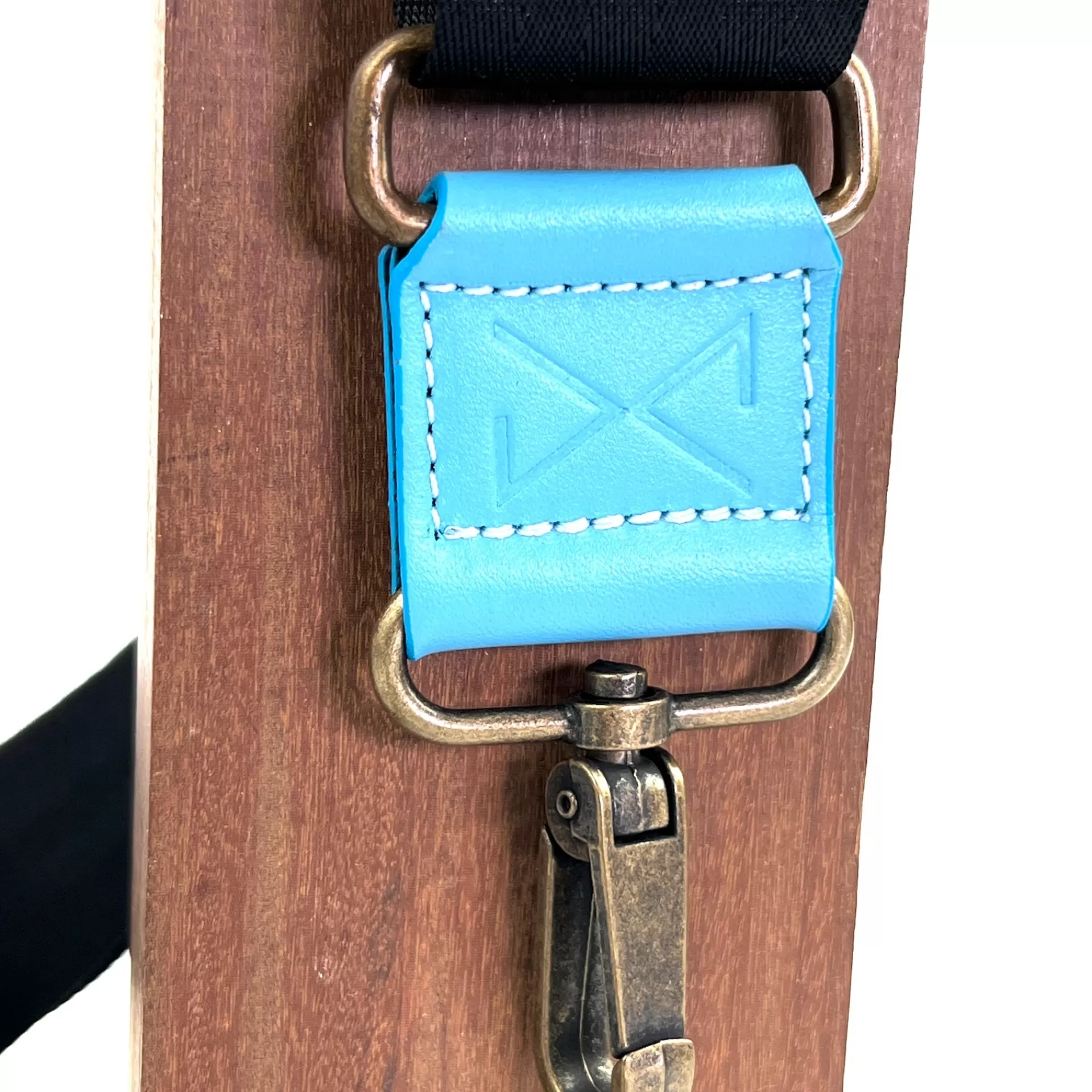 Daniel Chong Bandolera regulable lujada Azul Acqua* Bolsos Messenger | Bandoleras Slim