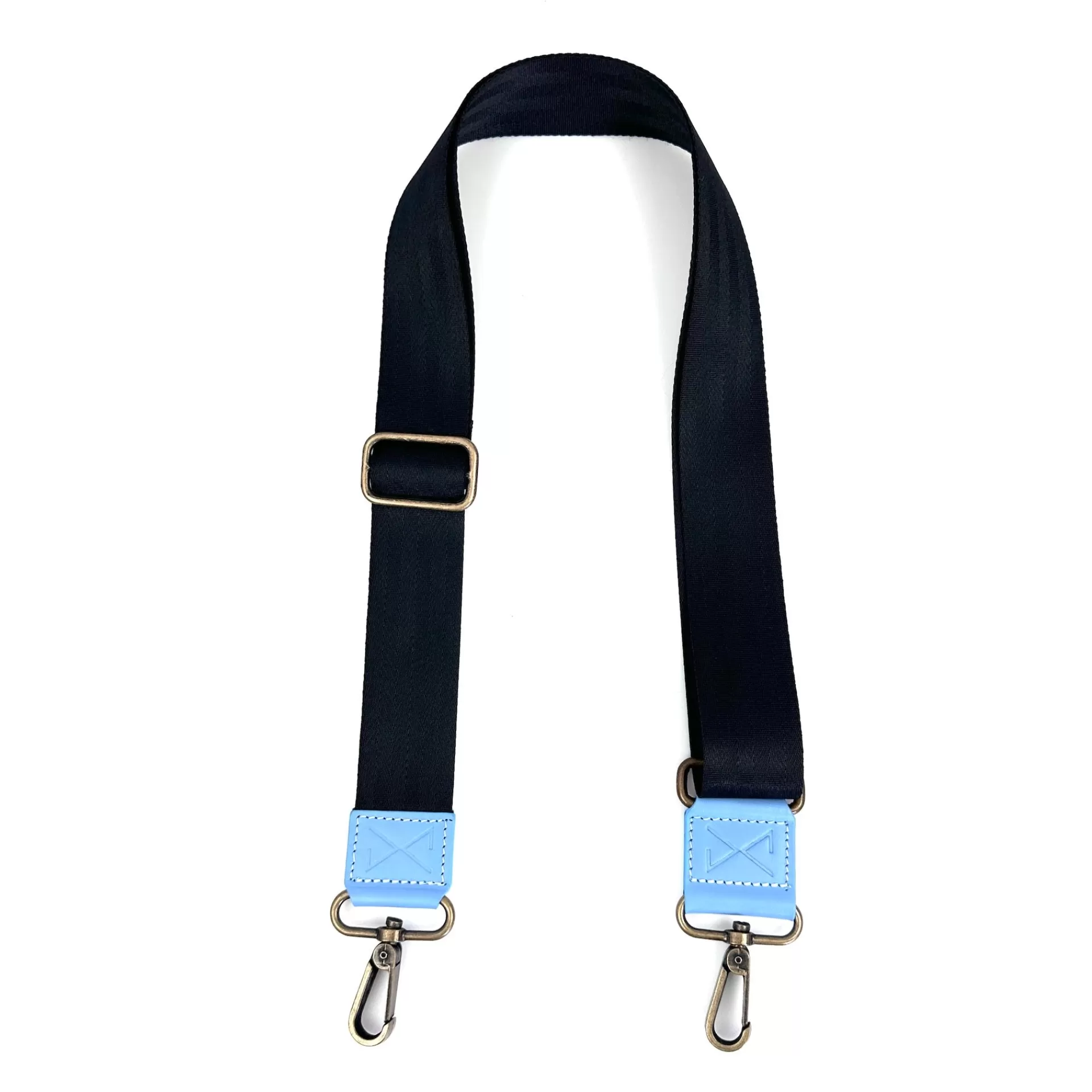 Daniel Chong Bandolera regulable lujada Celeste* Bolsos Messenger | Bandoleras Slim