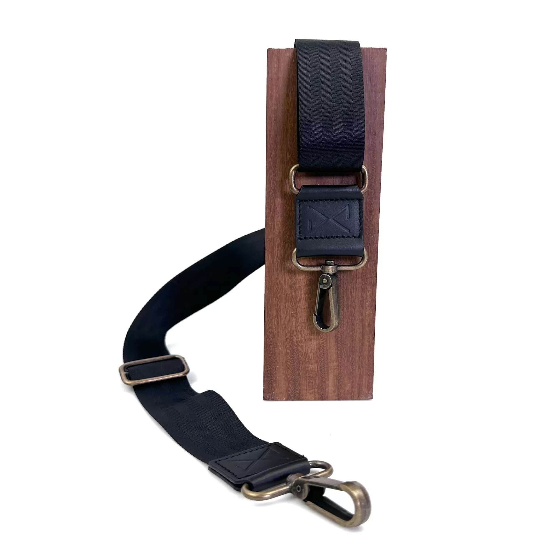 Daniel Chong Bandolera regulable lujada Negra* Bolsos Messenger | Bandoleras Slim