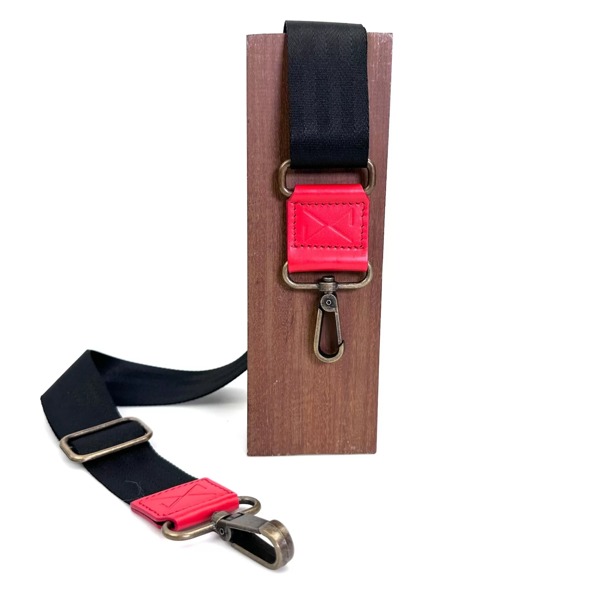 Daniel Chong Bandolera regulable lujada rojo* Bolsos Messenger | Bandoleras Slim