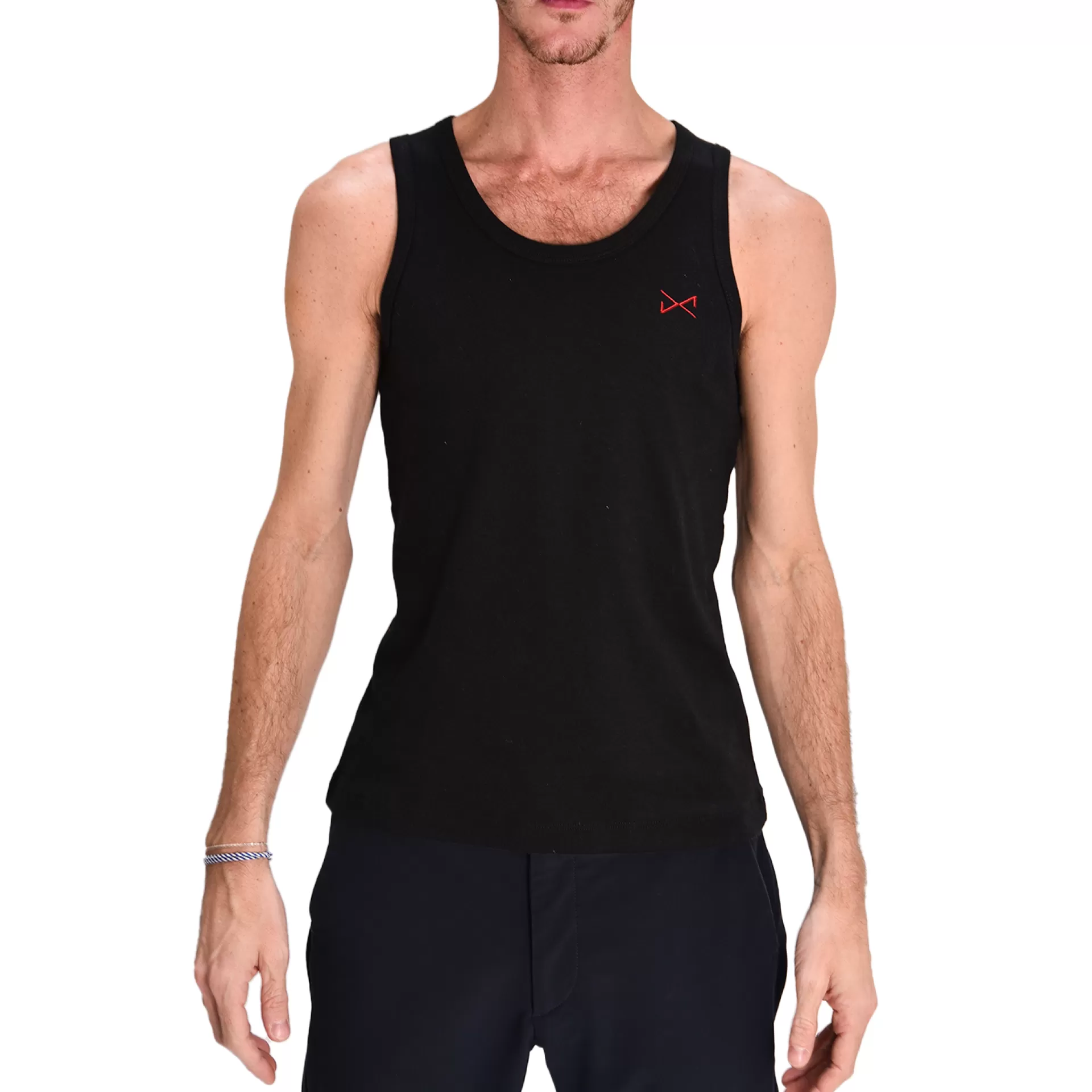 Daniel Chong CAMISETA DE TIRANTES NEGRA*Hombre Hombre