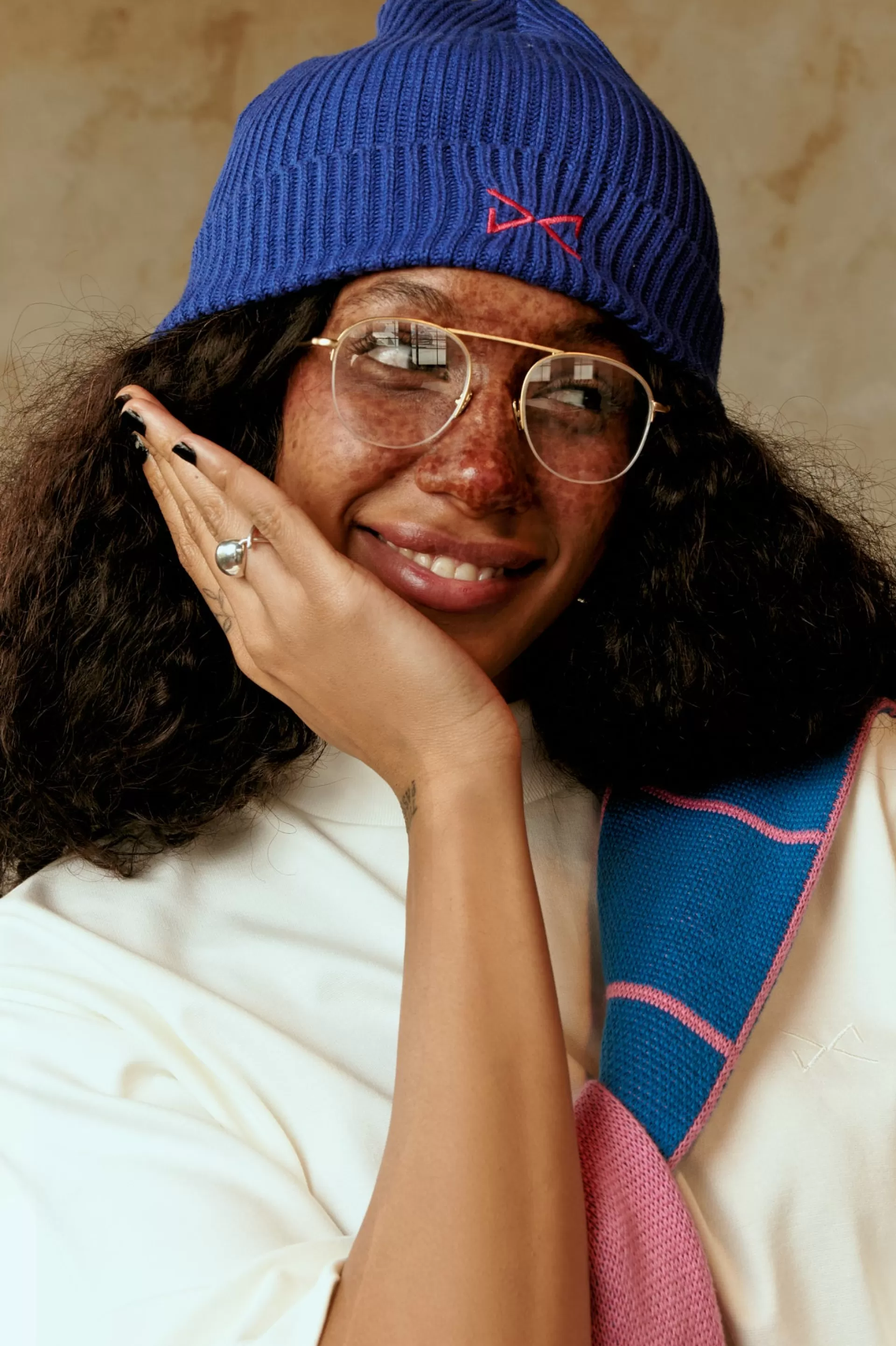 Daniel Chong GORRO FISHERMAN BEANIE ROYAL BLUE*Mujer Hombre | Mujer