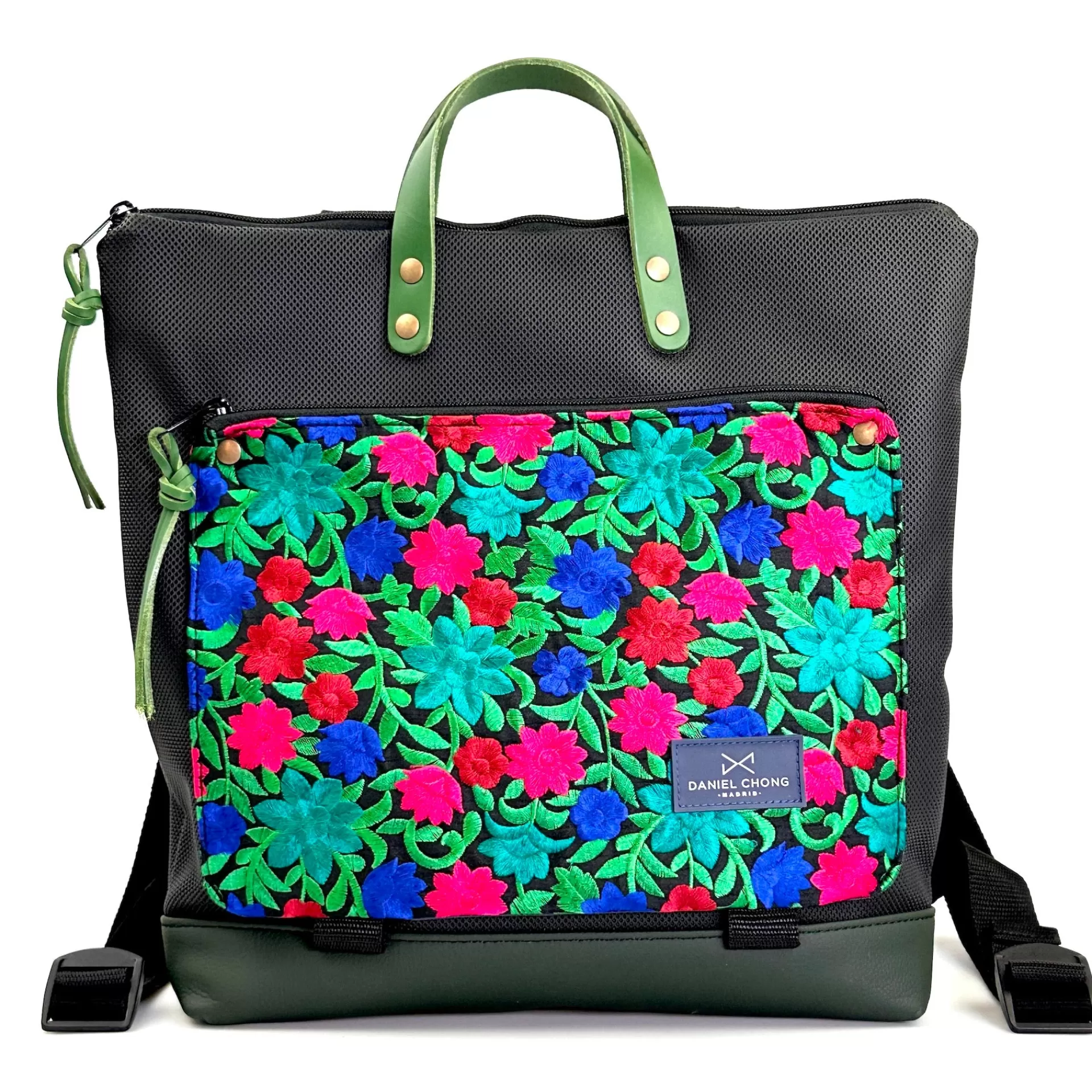 Daniel Chong Mochila book holder cuadrada impermeable DZ FLORES* Mochilas Book Holder Cuadradas | Mochilas Book Holder