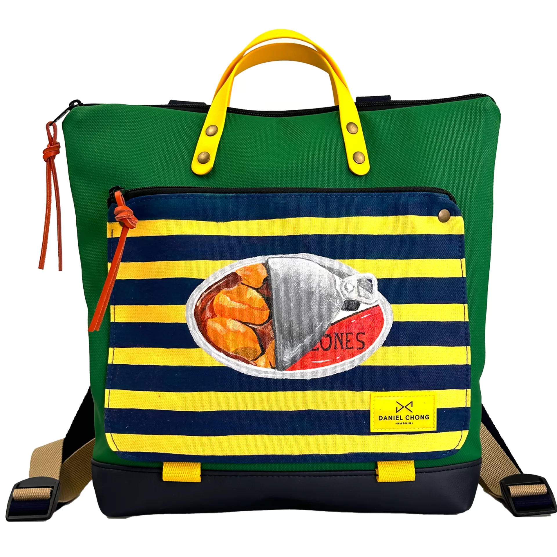 Daniel Chong Mochila book holder cuadrada impermeable dz ¨mejillones¨* Mochilas Book Holder Cuadradas | Mochilas Book Holder