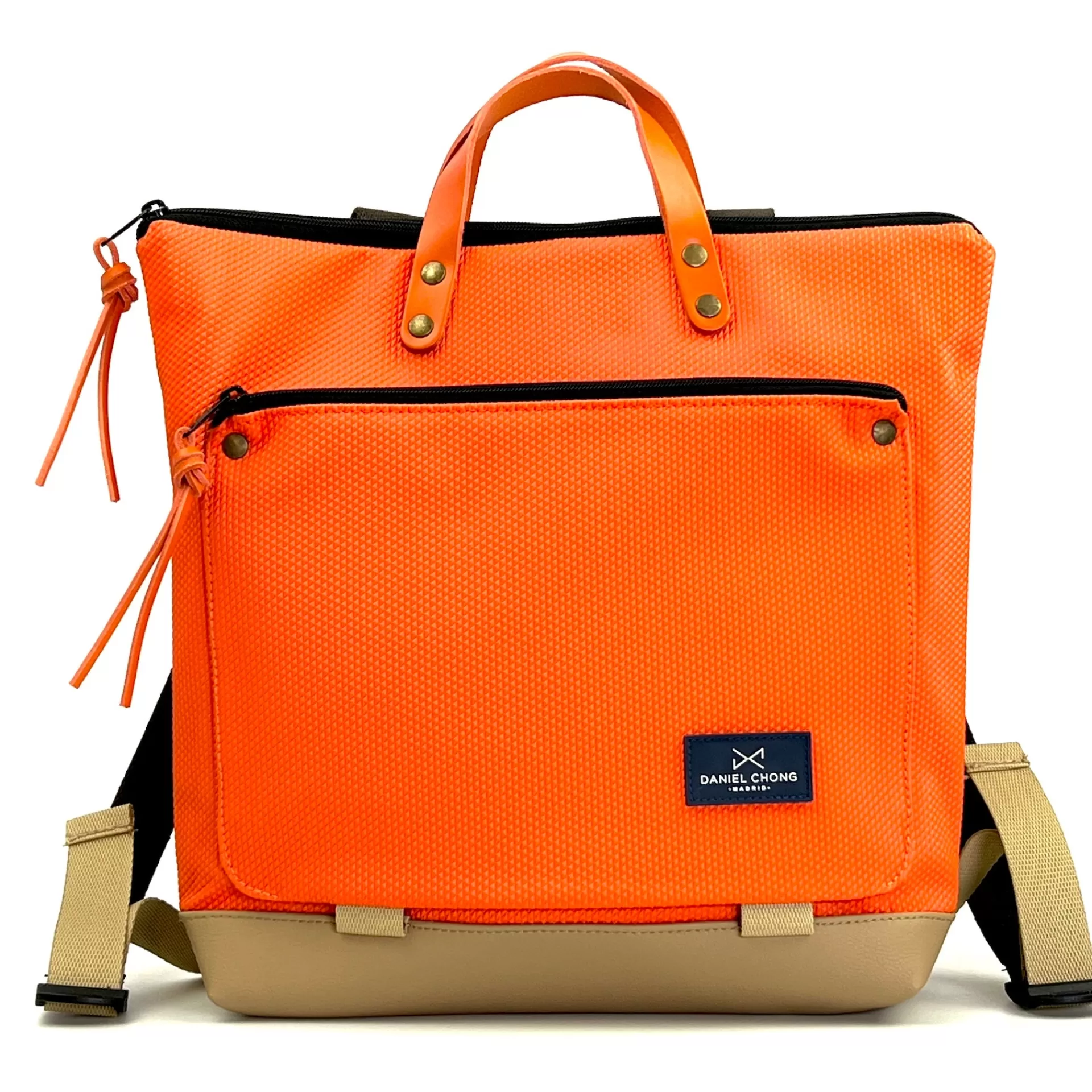 Daniel Chong Mochila book holder cuadrada impermeable DZ zafiro* Mochilas Book Holder Cuadradas | Mochilas Book Holder