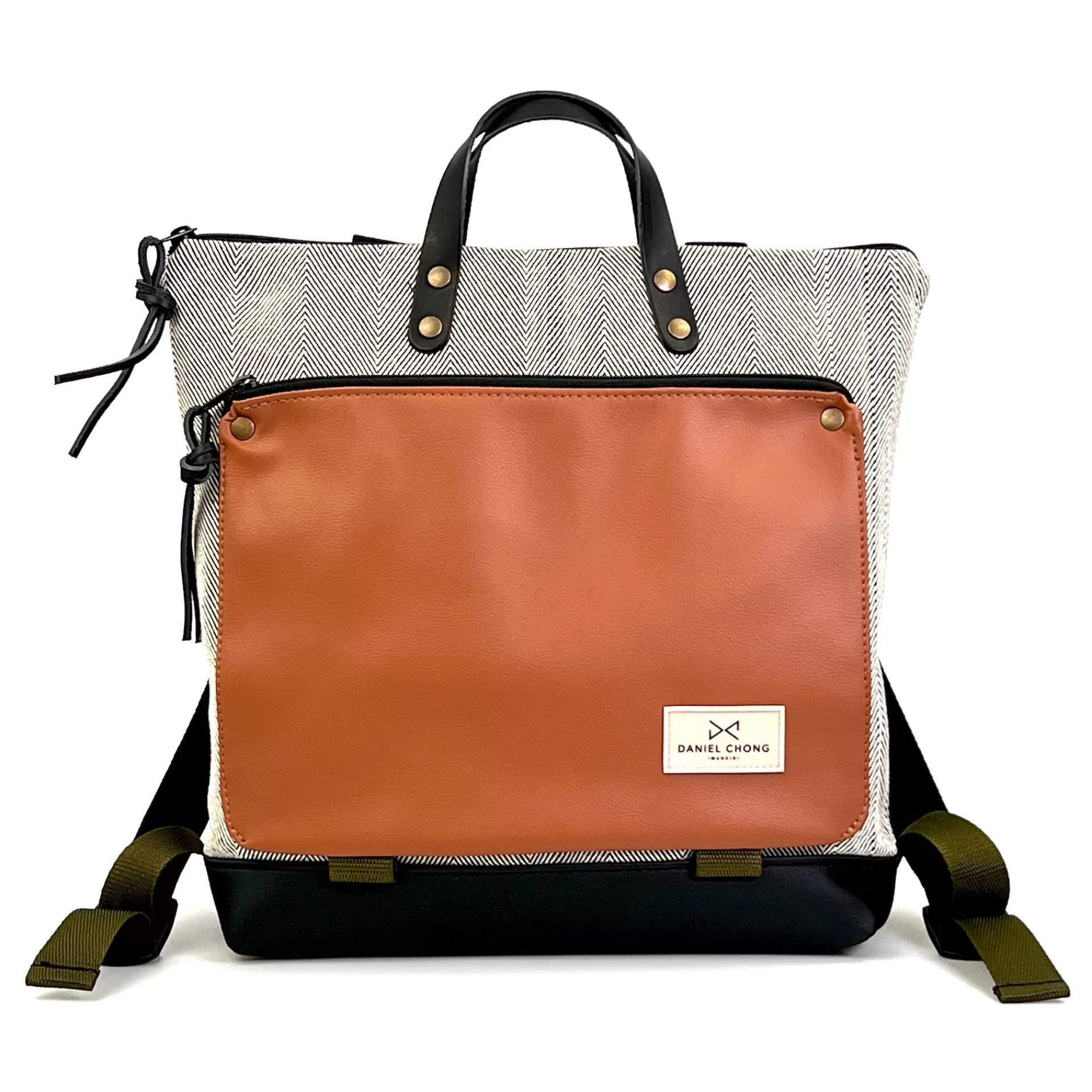 Daniel Chong Mochila book holder cuadrada loneta* Mochilas Book Holder Cuadradas | Mochilas Book Holder