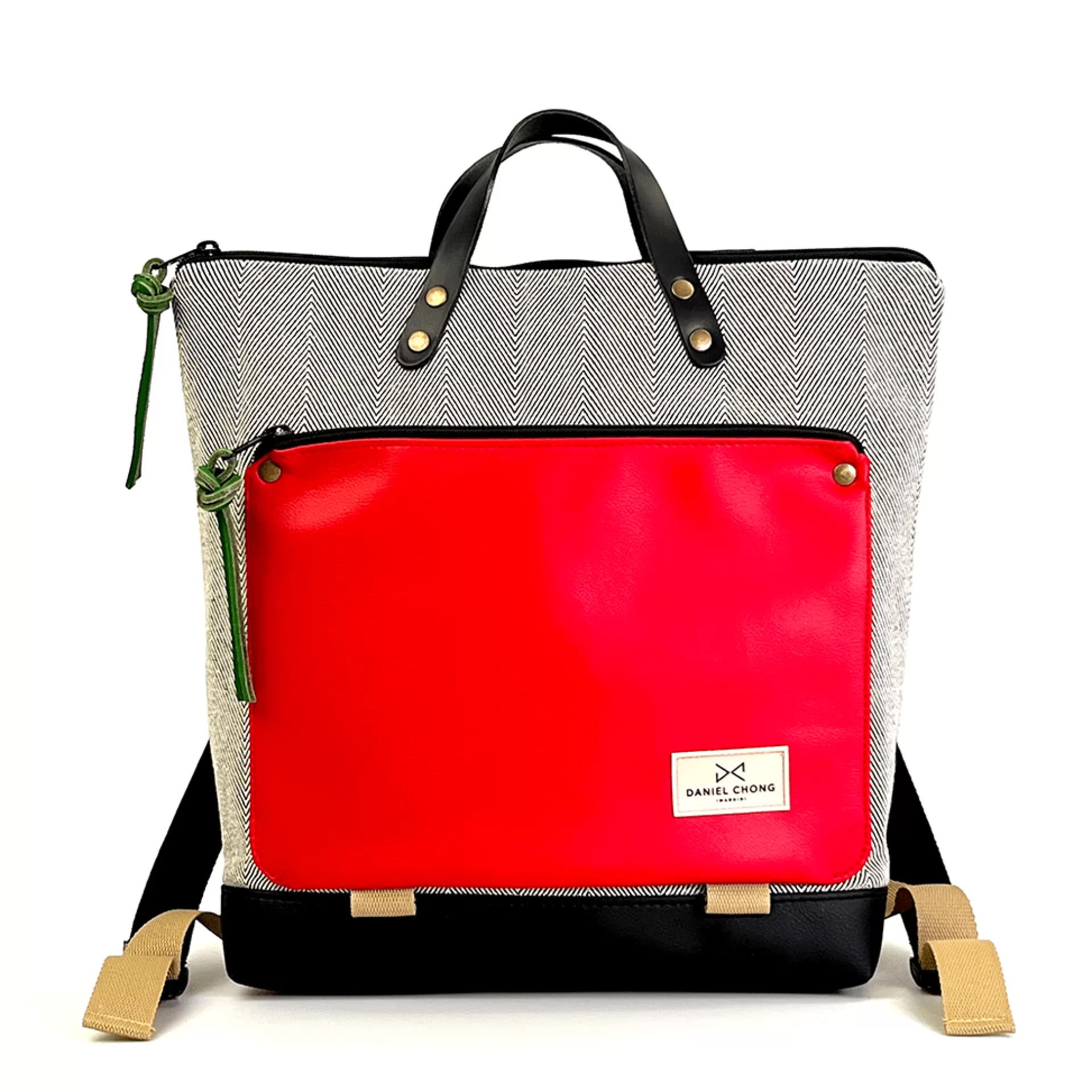 Daniel Chong Mochila book holder cuadrada loneta* Mochilas Book Holder Cuadradas | Mochilas Book Holder