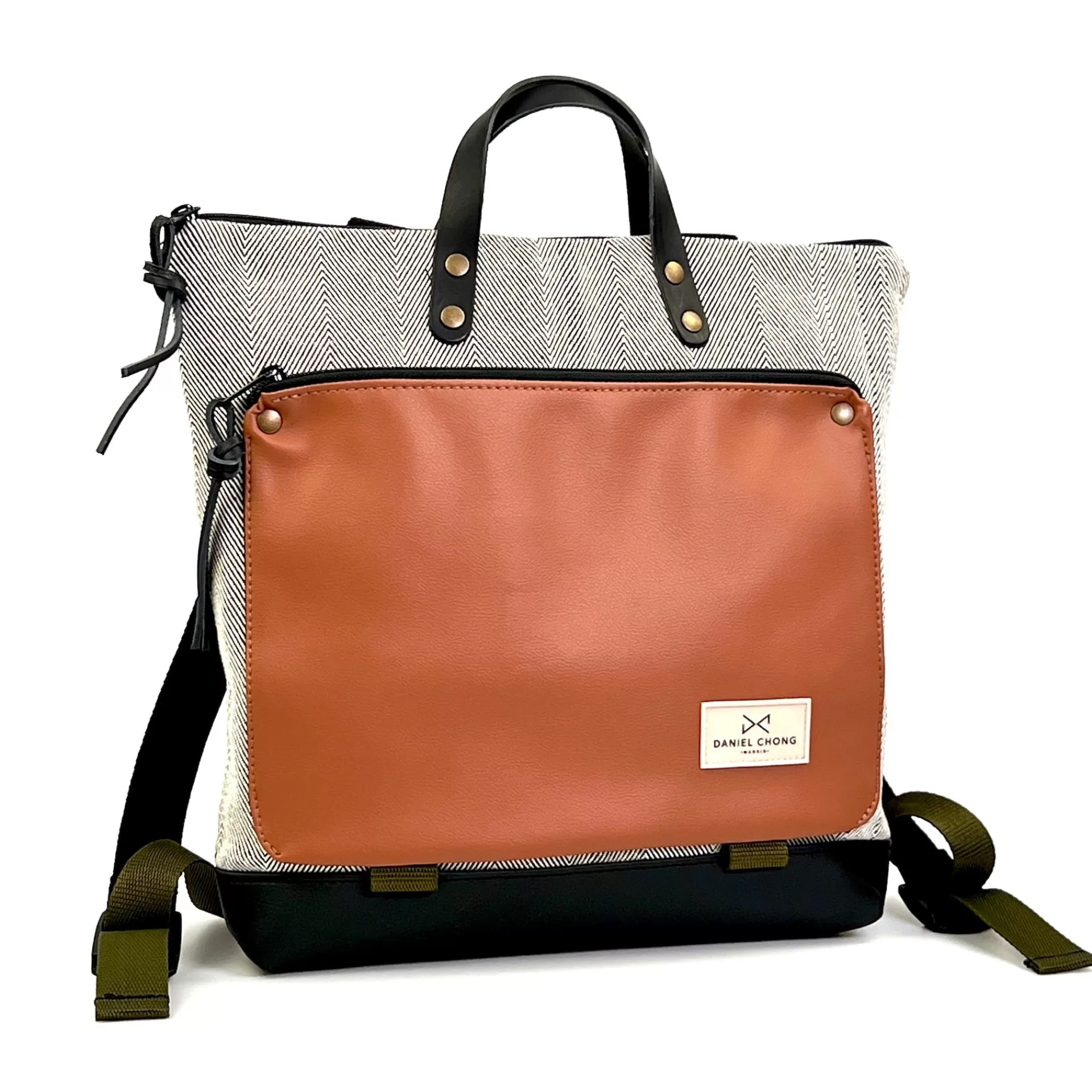Daniel Chong Mochila book holder cuadrada loneta* Mochilas Book Holder Cuadradas | Mochilas Book Holder