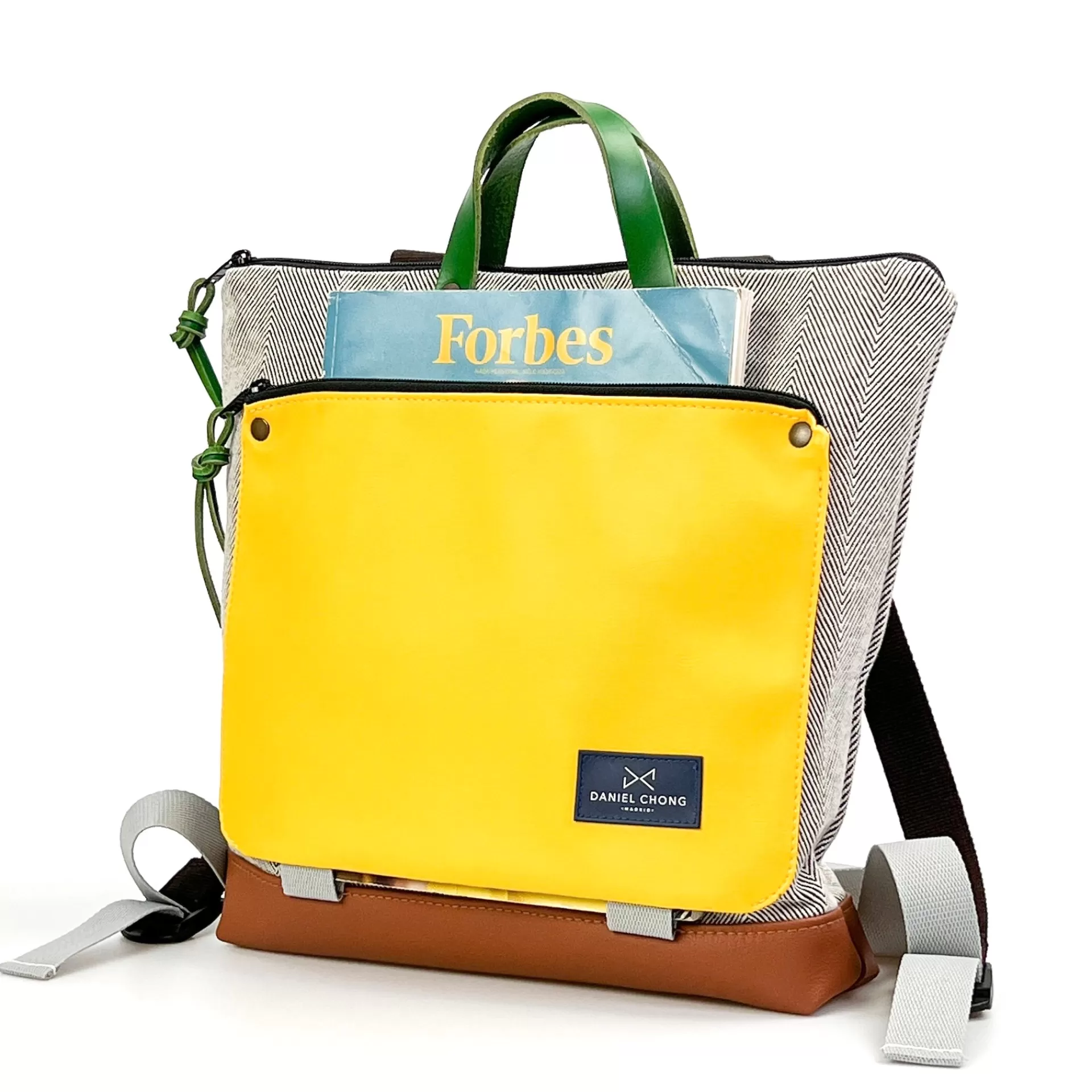 Daniel Chong Mochila book holder cuadrada loneta* Mochilas Book Holder Cuadradas | Mochilas Book Holder