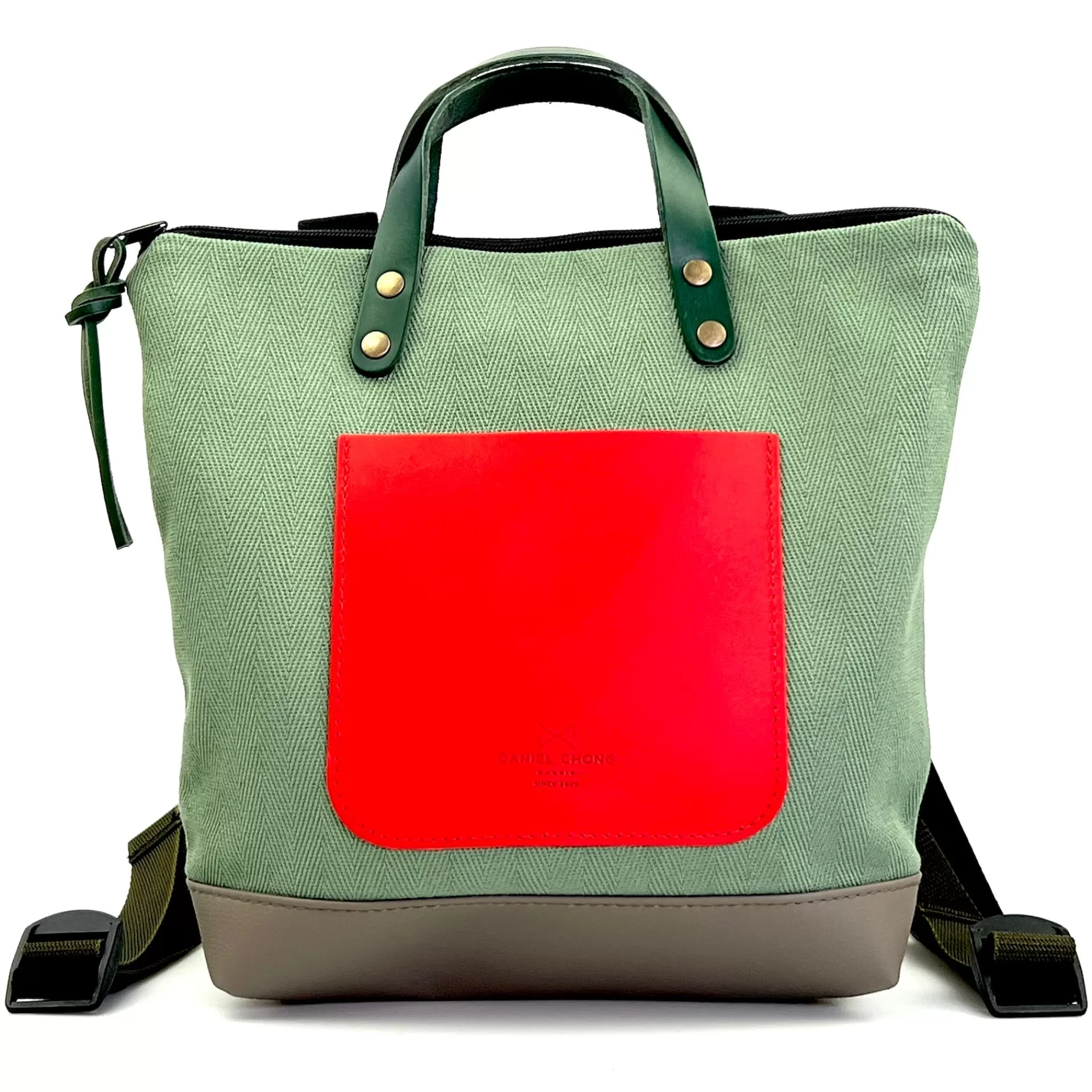 Daniel Chong Mochila Slim Mini Cuadrada Loneta* Mochilas Mini Cuadradas | Mochilas Mini
