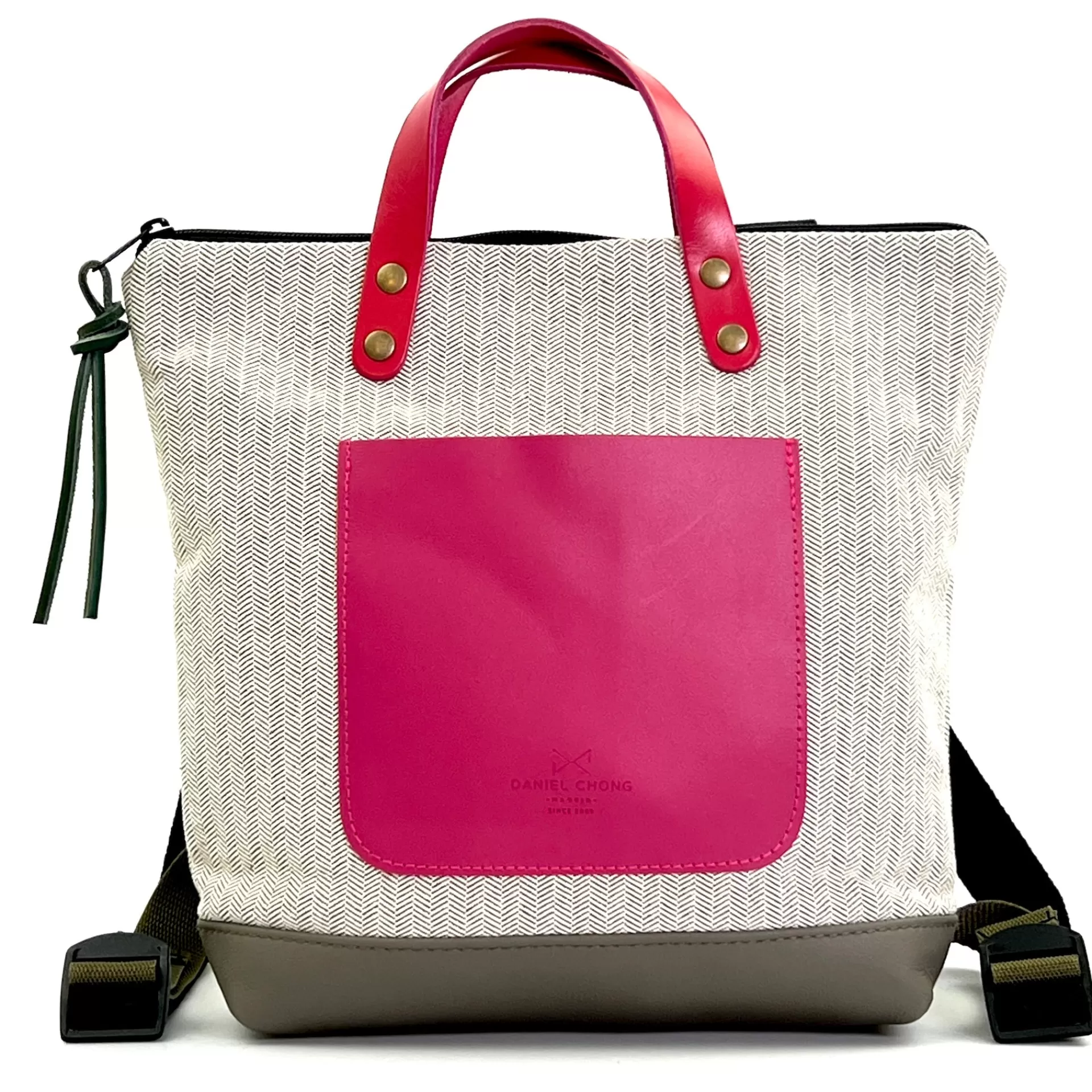 Daniel Chong Mochila Slim Mini Cuadrada Loneta* Mochilas Mini Cuadradas | Mochilas Mini
