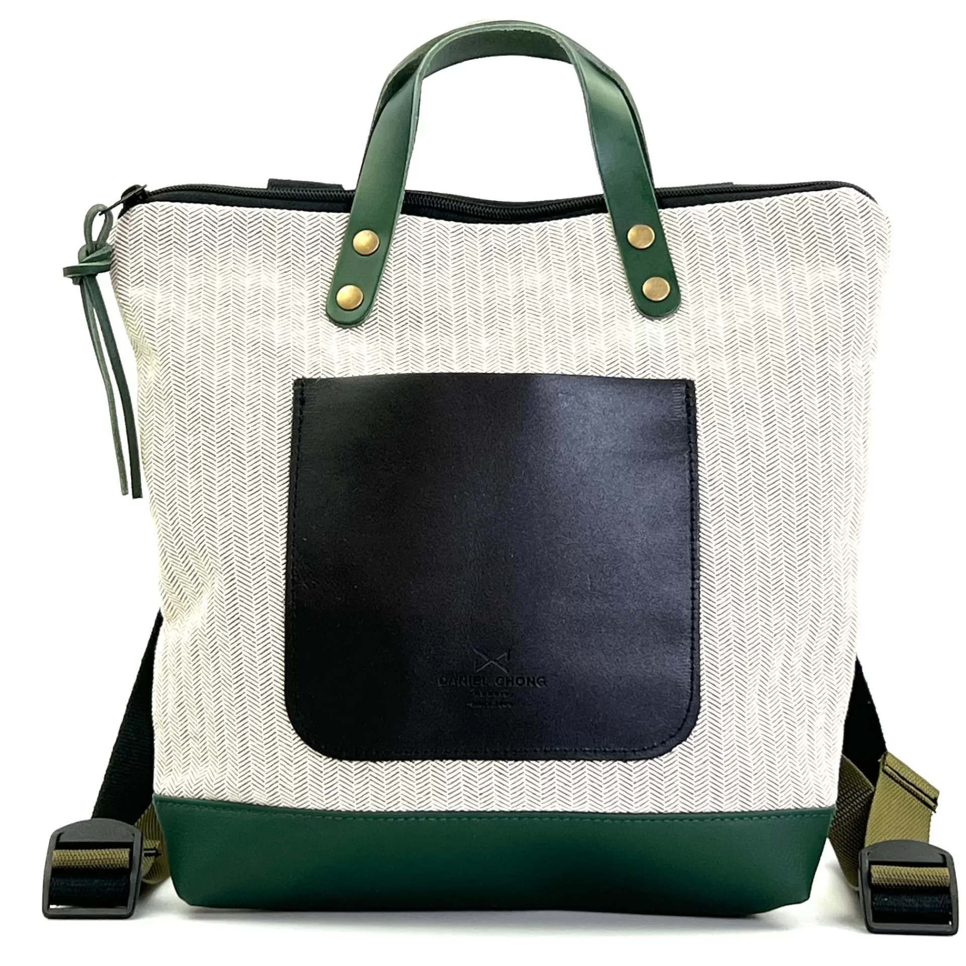 Daniel Chong Mochila Slim Mini Cuadrada Loneta* Mochilas Mini Cuadradas | Mochilas Mini