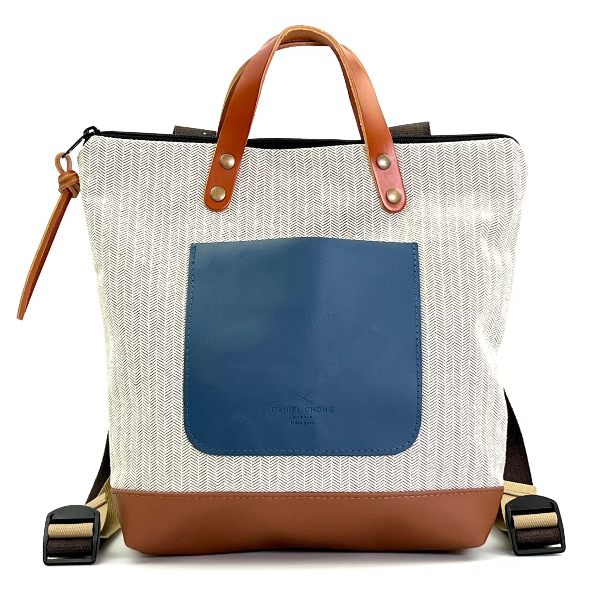 Daniel Chong Mochila Slim Mini Cuadrada Loneta* Mochilas Mini Cuadradas | Mochilas Mini