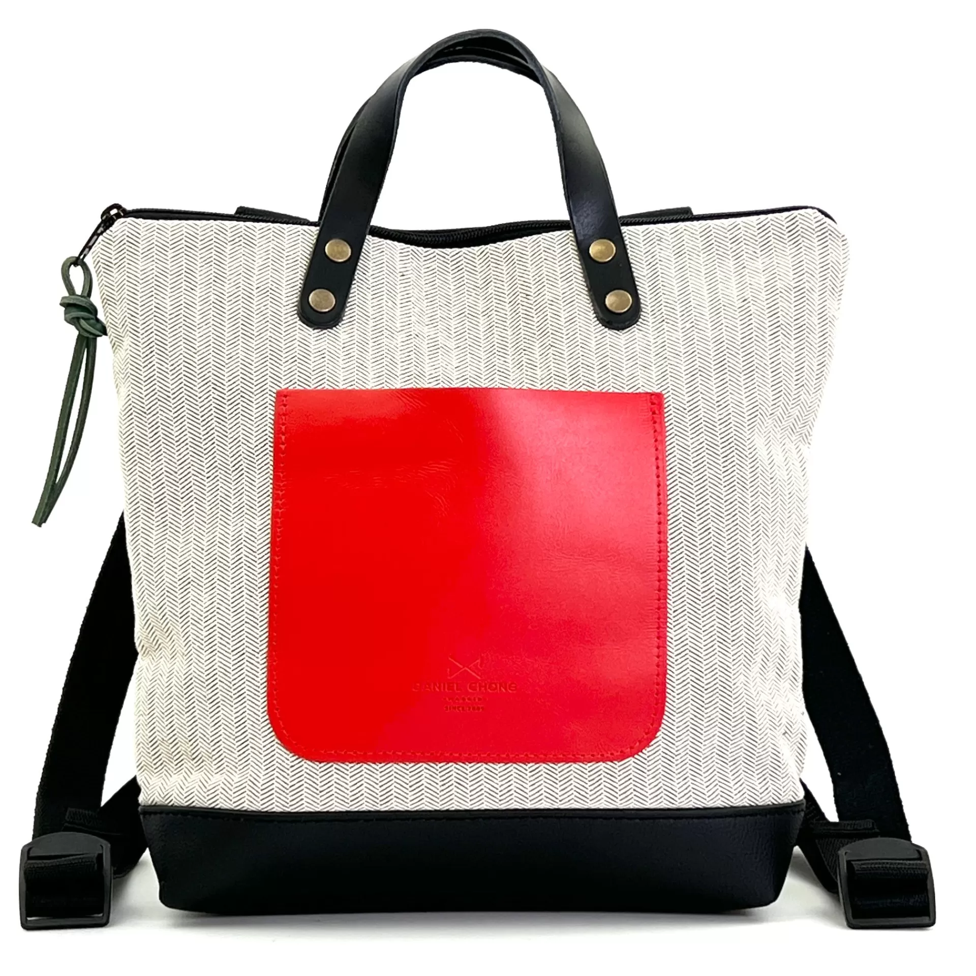 Daniel Chong Mochila Slim Mini Cuadrada Loneta* Mochilas Mini Cuadradas | Mochilas Mini