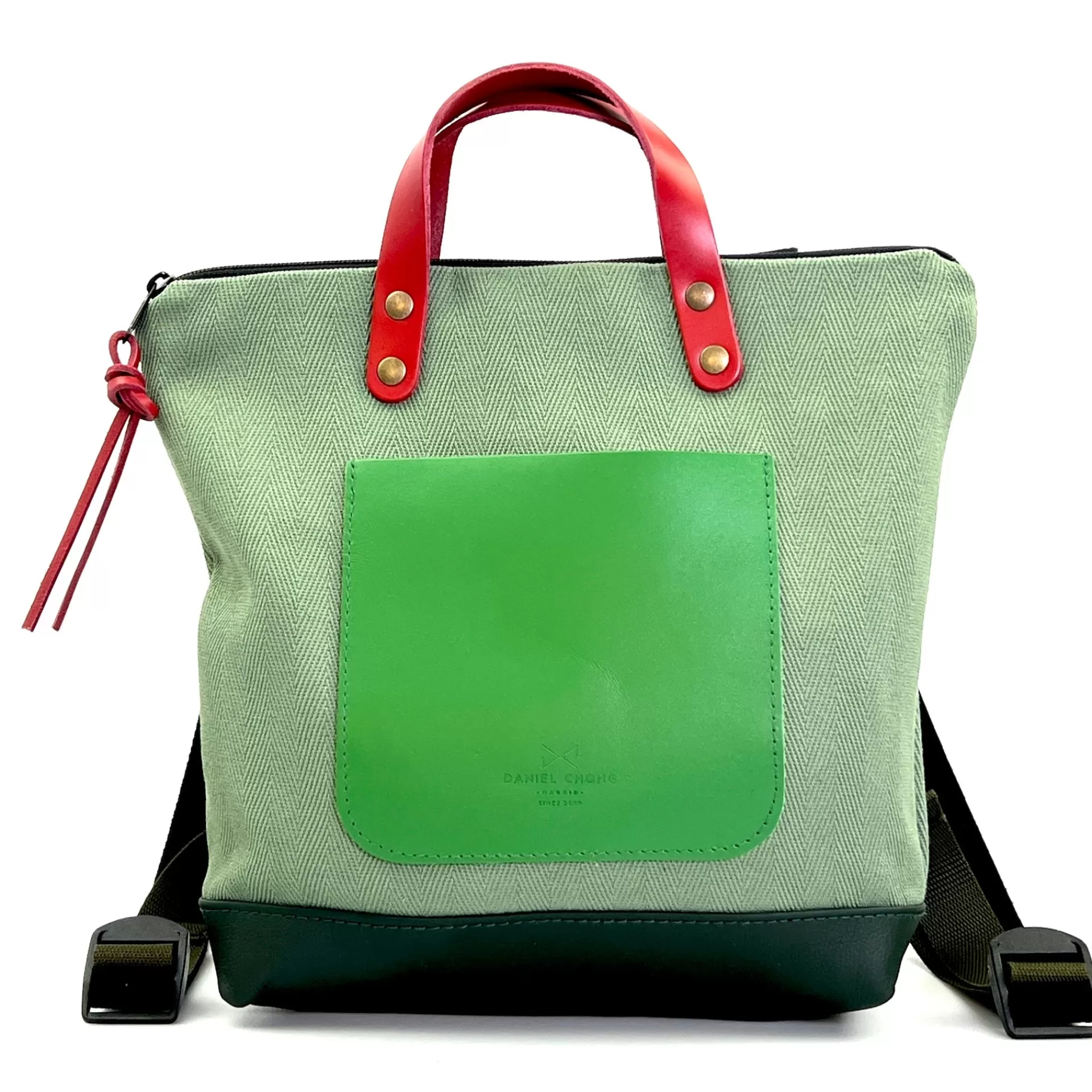 Daniel Chong Mochila Slim Mini Cuadrada Loneta* Mochilas Mini Cuadradas | Mochilas Mini
