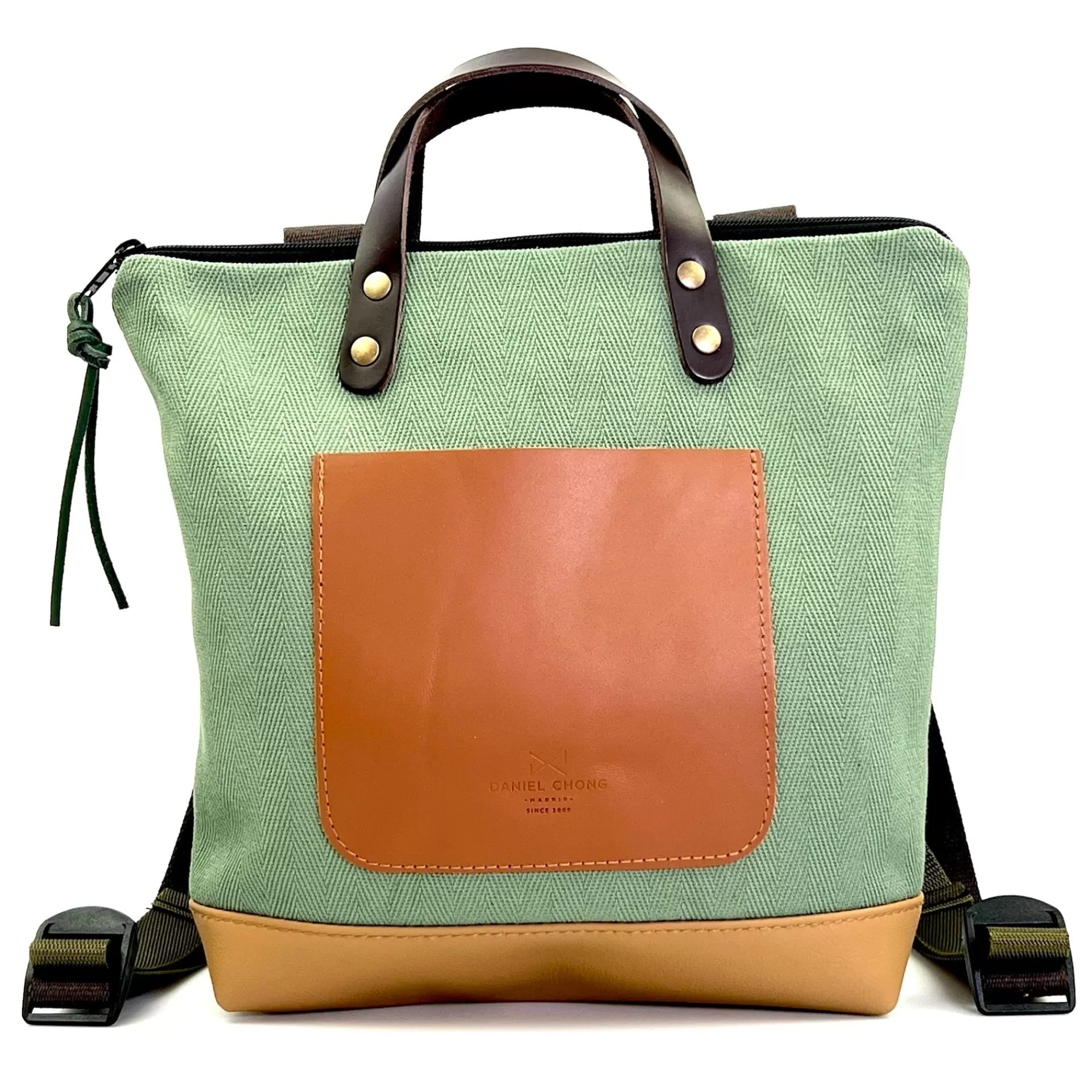 Daniel Chong Mochila Slim Mini Cuadrada Loneta* Mochilas Mini Cuadradas | Mochilas Mini