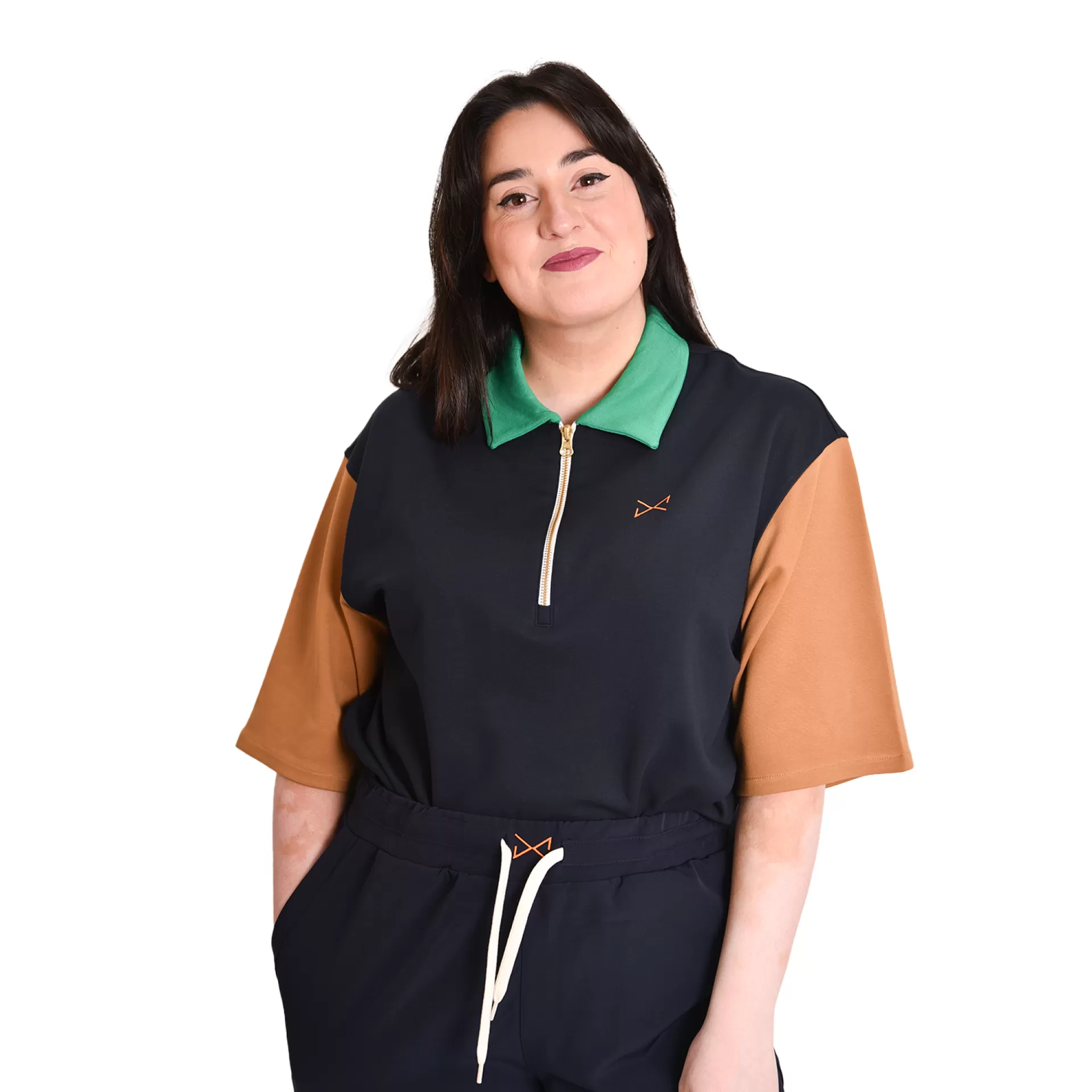 Daniel Chong OVER ZIP POLO unisex*Mujer Hombre | Mujer