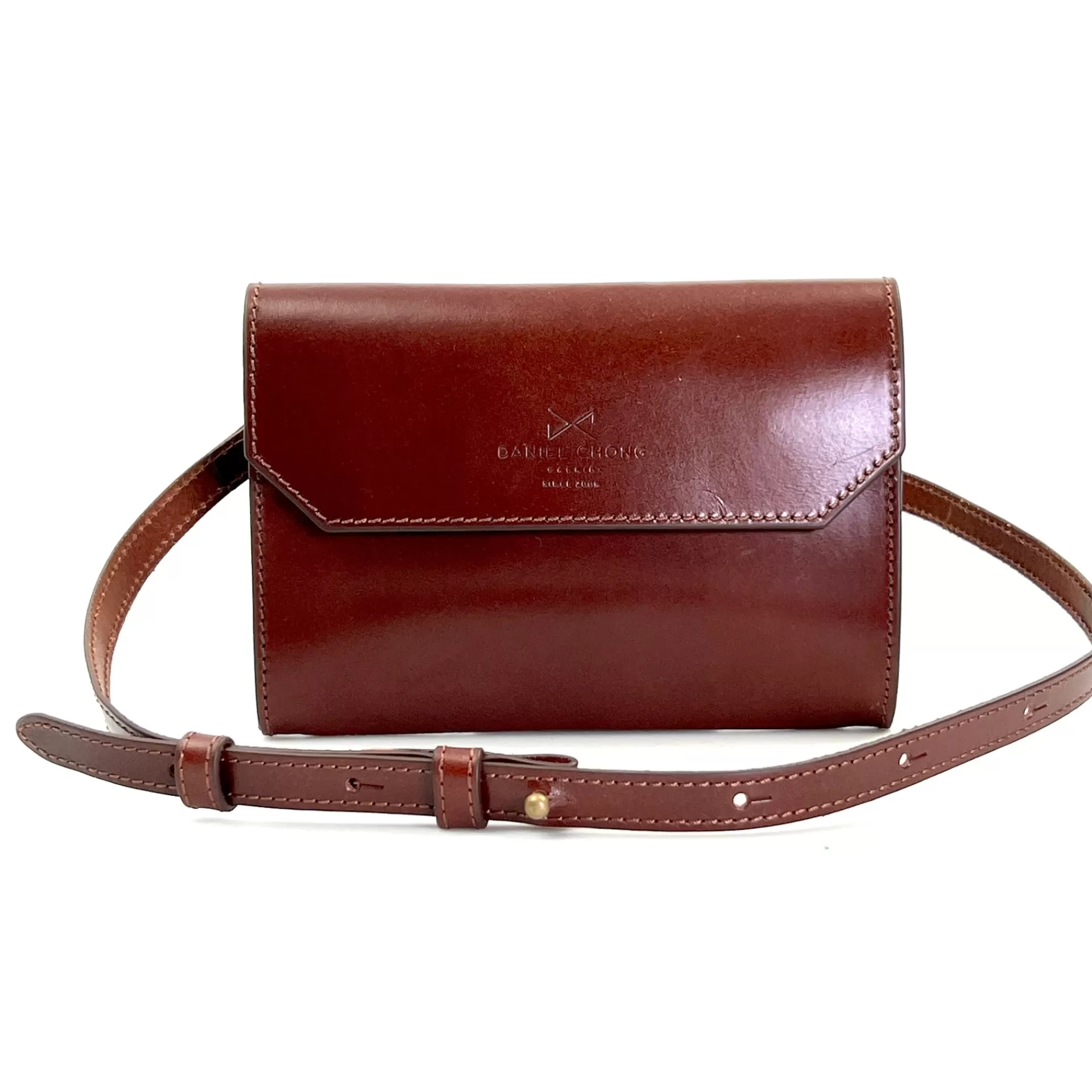 Daniel Chong Sobre mini de piel Marron*Hombre Hombre | Bolsos De Piel