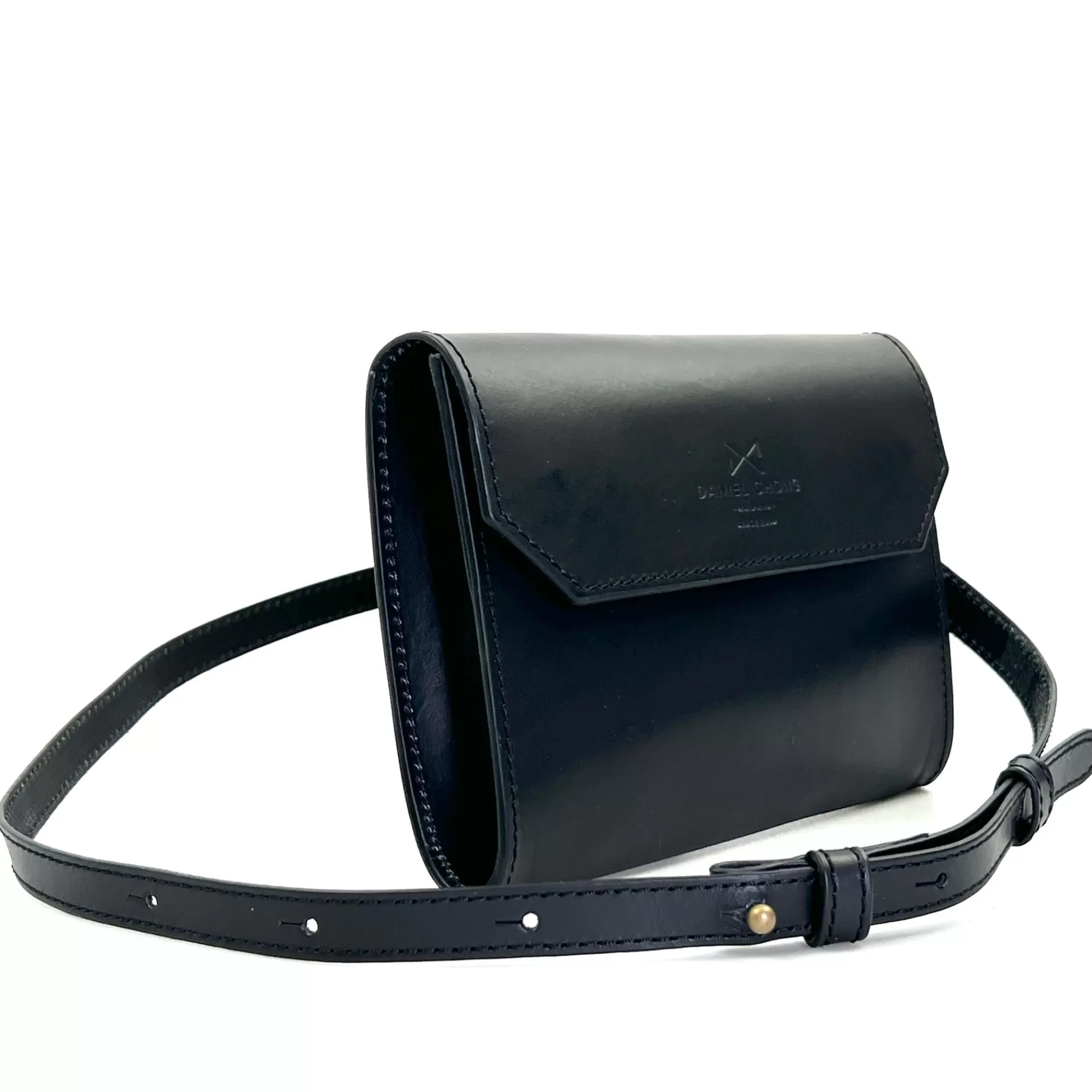 Daniel Chong Sobre mini de piel Negro*Hombre Hombre | Bolsos De Piel