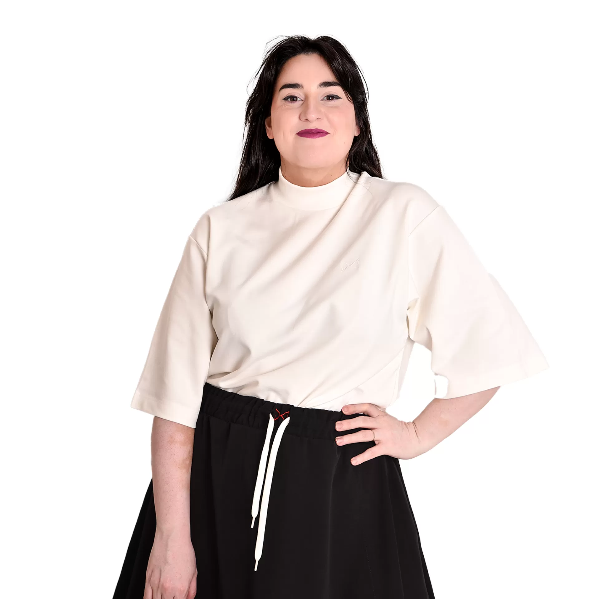 Daniel Chong SS TURTLE NECK BLANCA*Mujer Hombre | Mujer