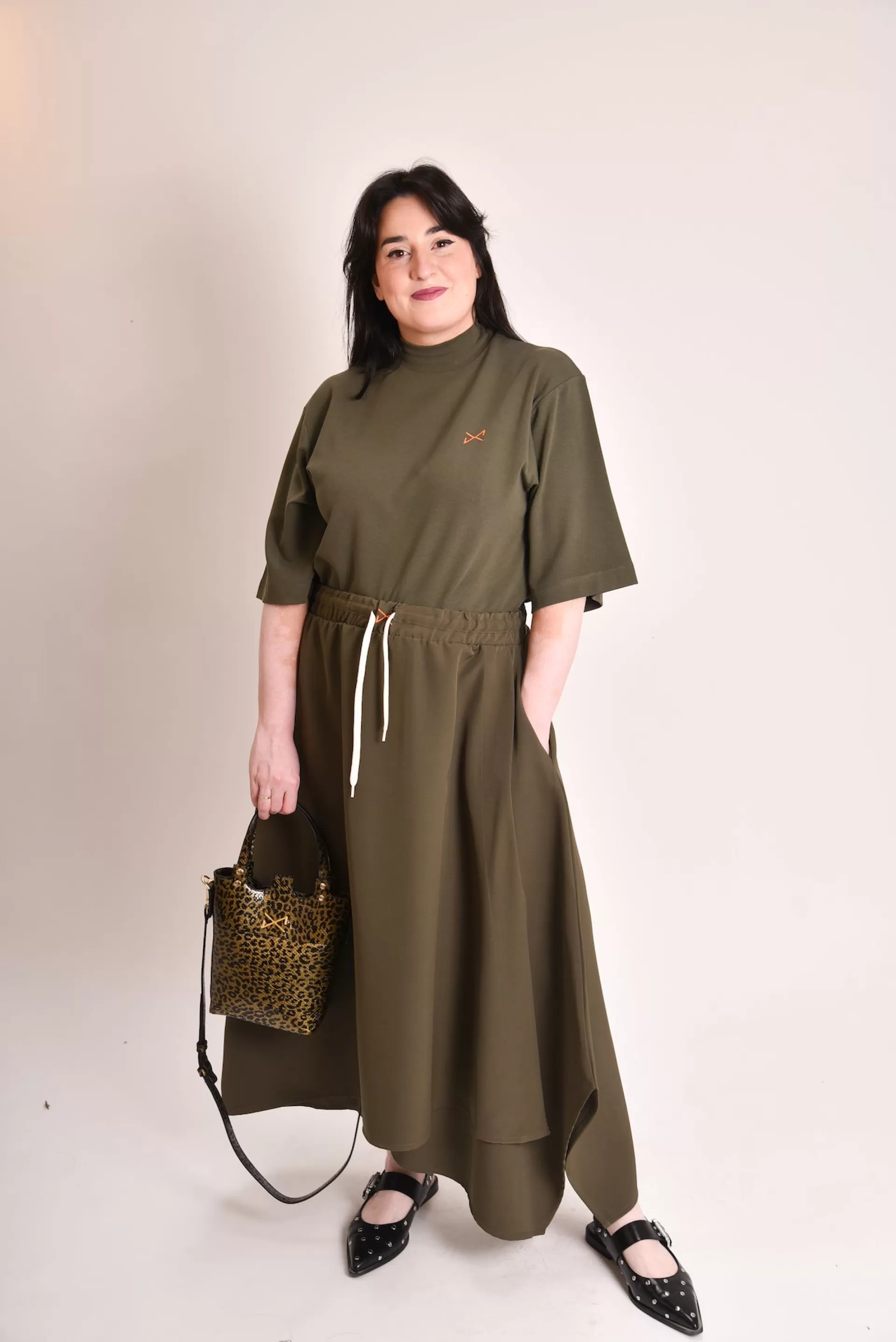 Daniel Chong SS TURTLE NECK KAKI*Mujer Hombre | Mujer