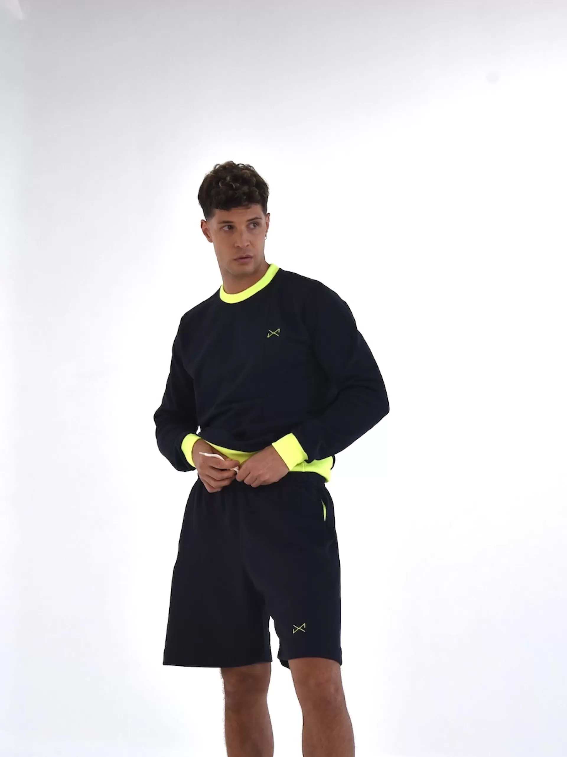 Daniel Chong Sudadera BICOLOR NAVY/FLUOR*Hombre Hombre