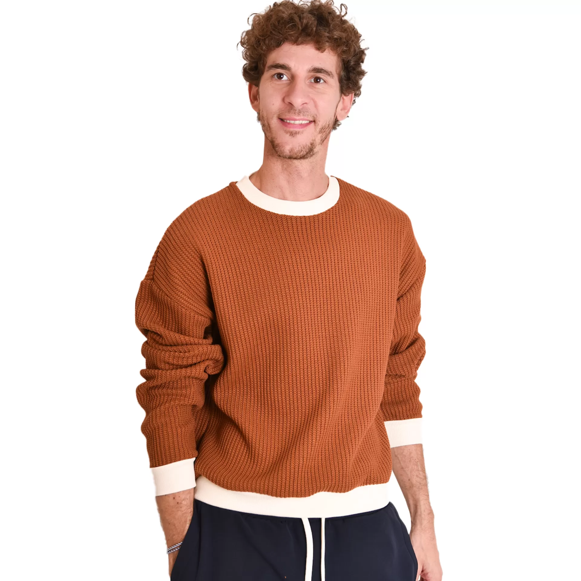 Daniel Chong Sweater Marron unisex*Mujer Hombre | Mujer